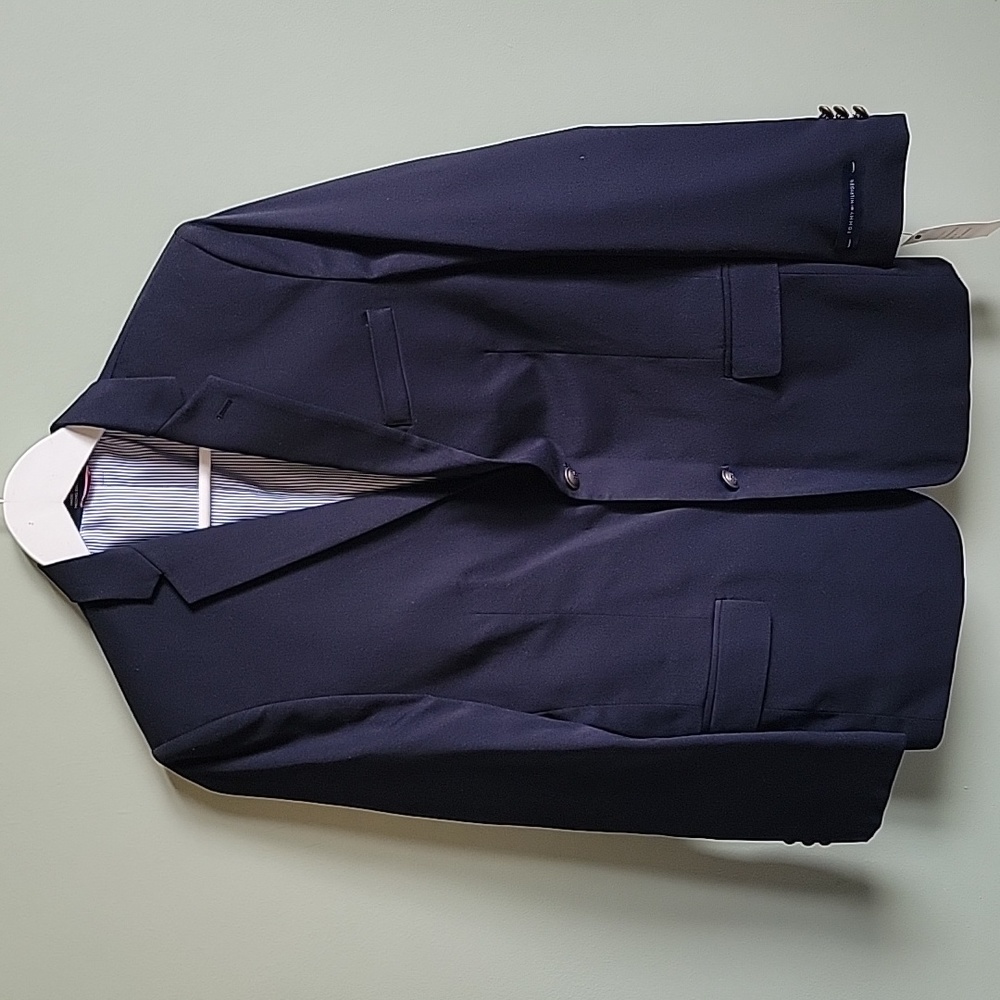 NWT Tommy Hilfiger Classic Blazer Navy Boys sz 18